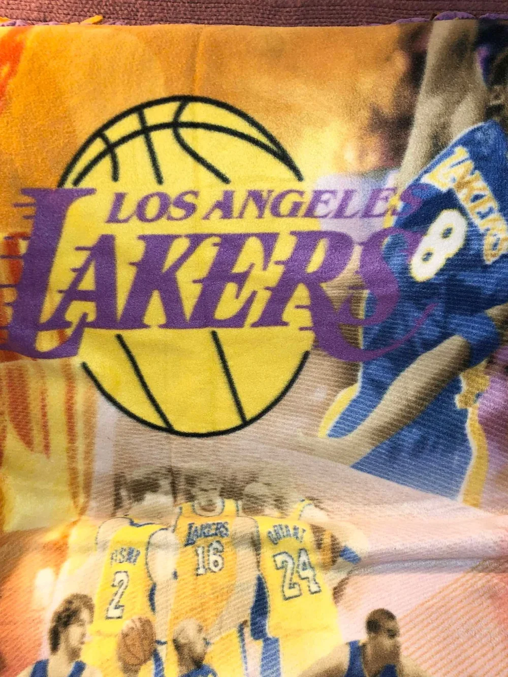 Purple & Gold Fleece Throw Blanket - Official Team Design